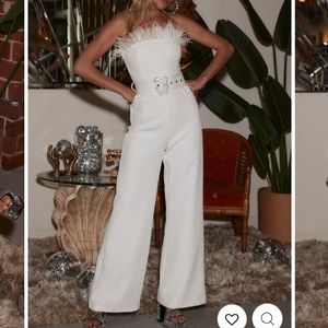 NEW 12th Tribe White Jumpsuit